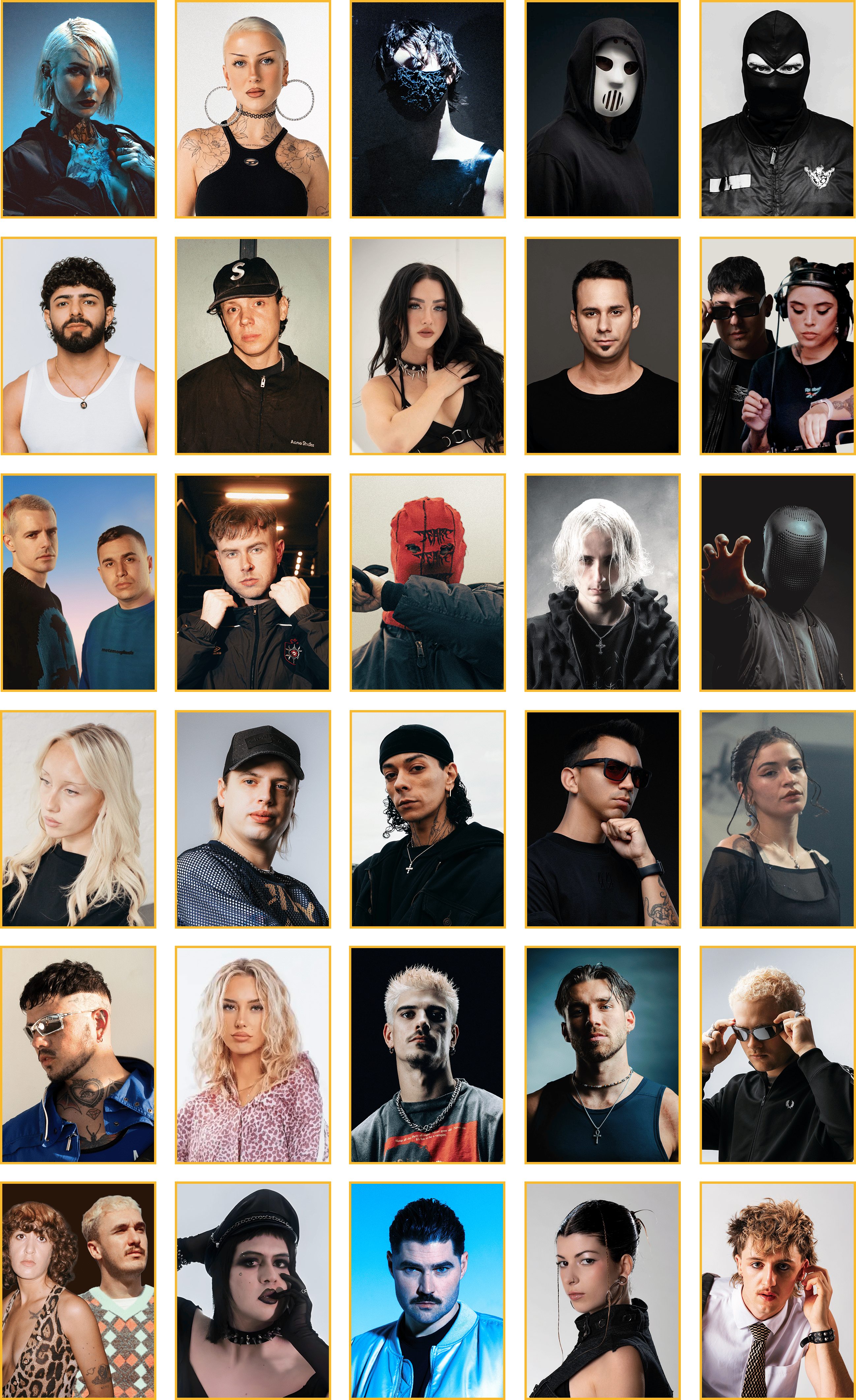 line up